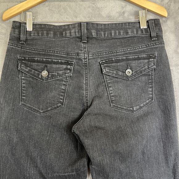 Sonoma Jeans Women's 10 Charcoal Wash Mid Rise Bootcut Stretch Denim - Picture 7 of 12